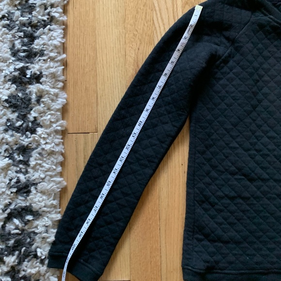 Lafayette Collection // Black Quilted Pullover - Picture 4 of 10